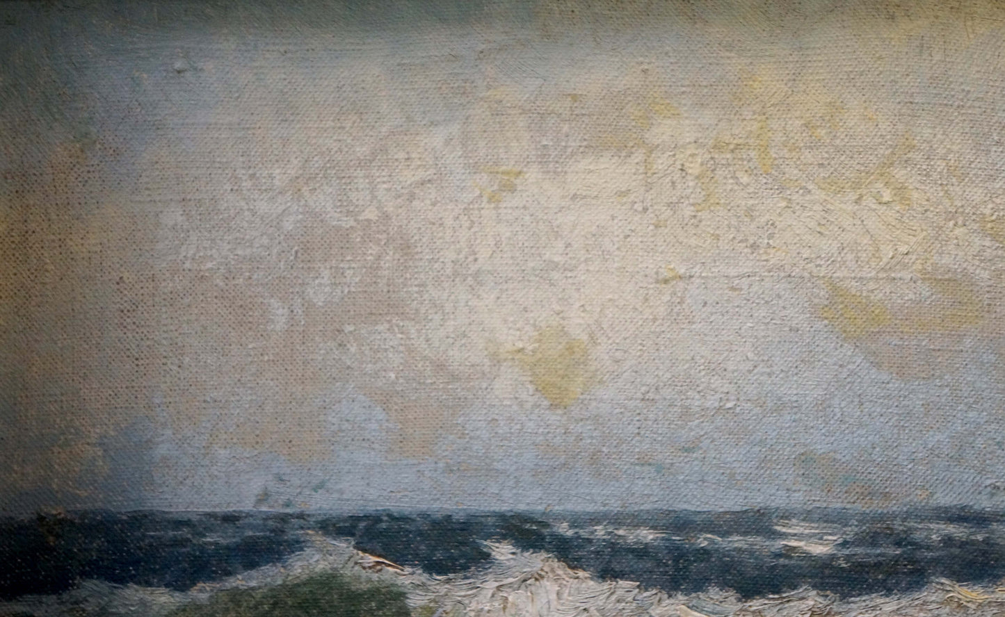Oil Artwork: Seascape by Vasily Grigoryevich Kovalyuk