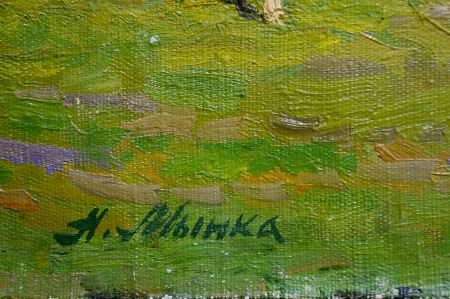 Oil painting Last autumn harvest Alexander Mynka