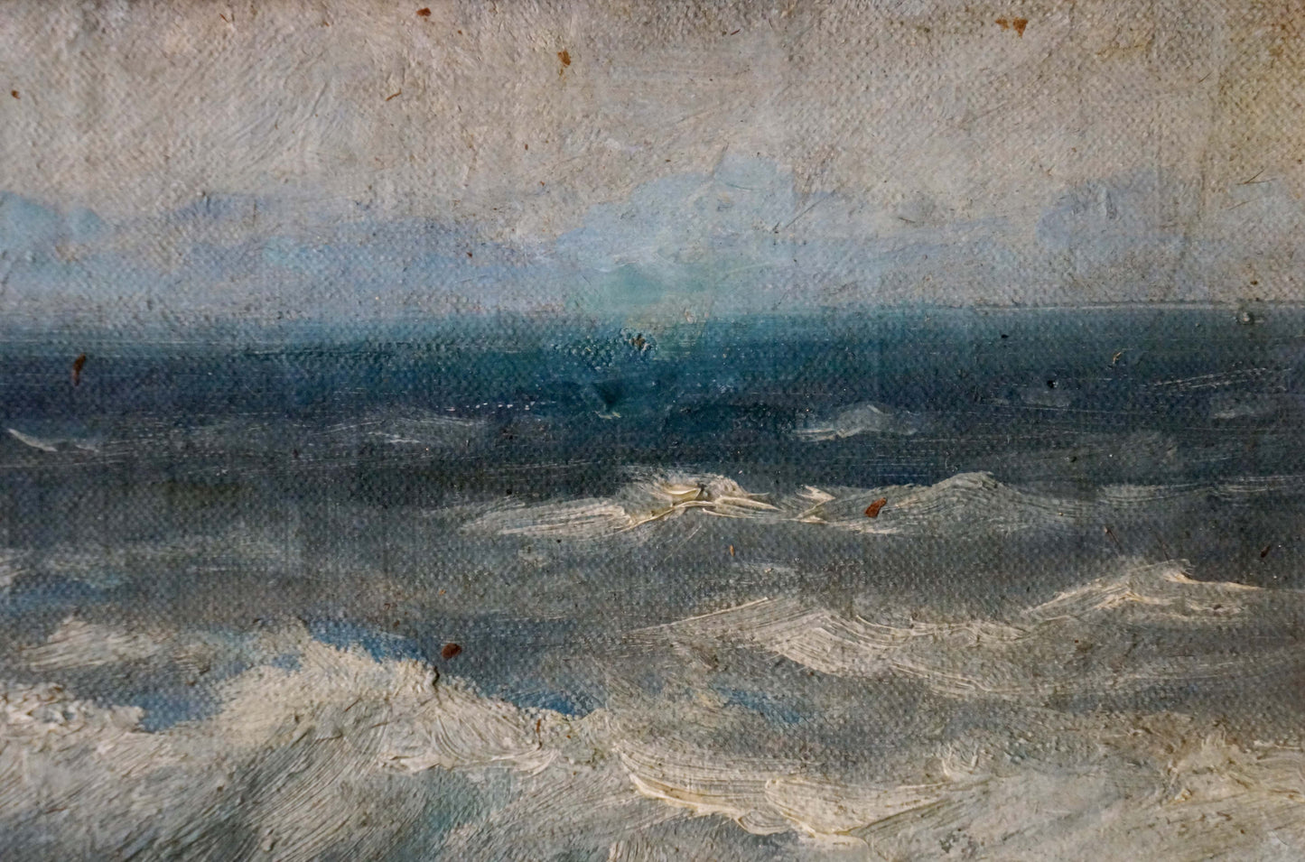 Oil painting Seascape with rocky shore Vasily Sokolov