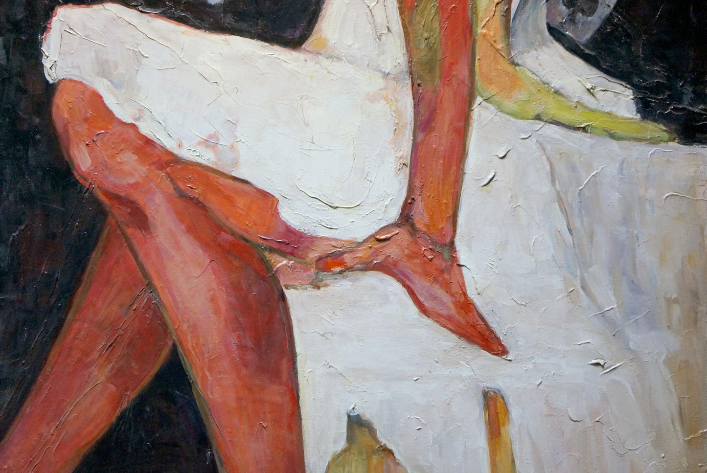 Oil painting Ballerina game Semykina Lyudmila Nikolaevna