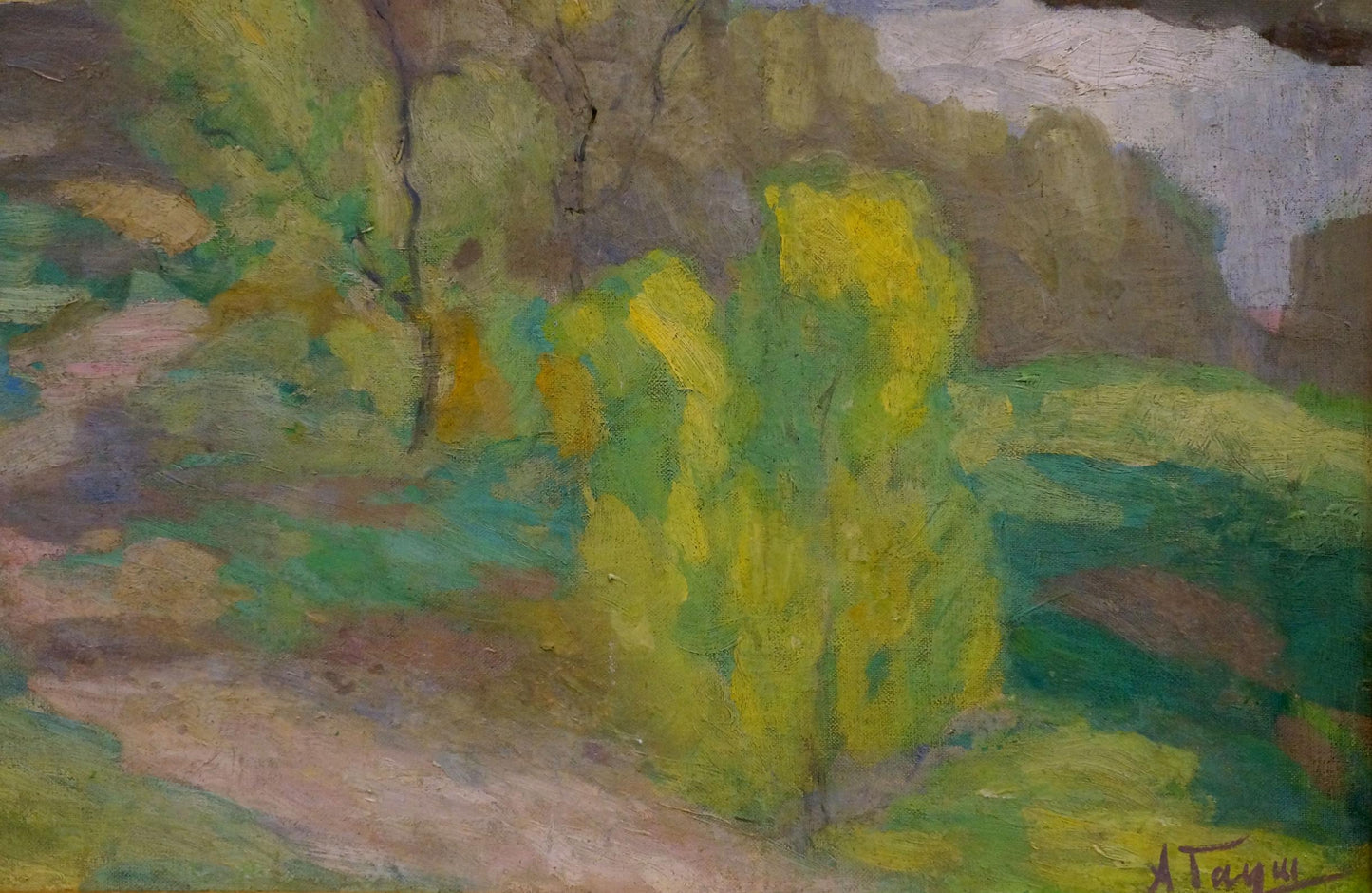 Oil painting Spring Gaush Alexander Fedorovich