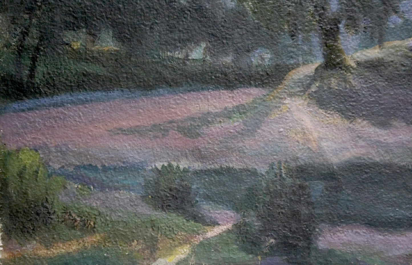 Oil painting Night time