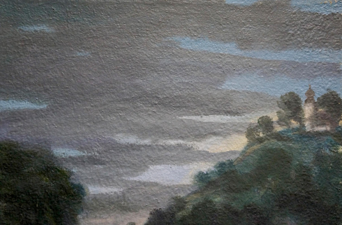 Oil painting Night time