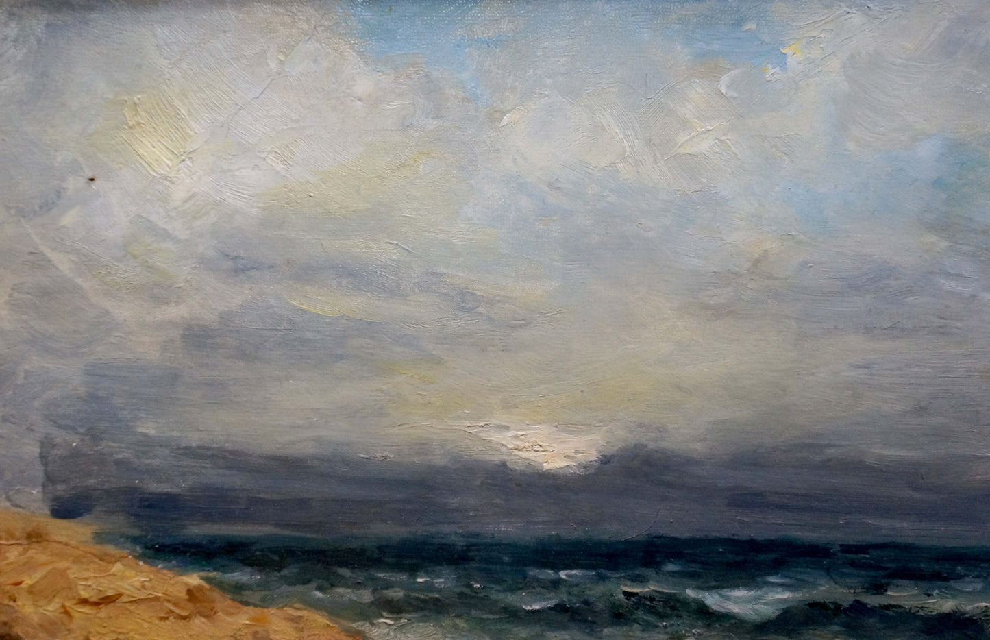 Oil painting Sea waves Sokolov Evgeny Mikhailovich
