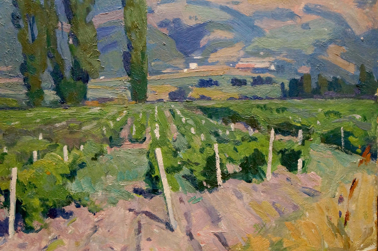 Oil painting Grape fields Miroshnichenko Ivan Vasilievich