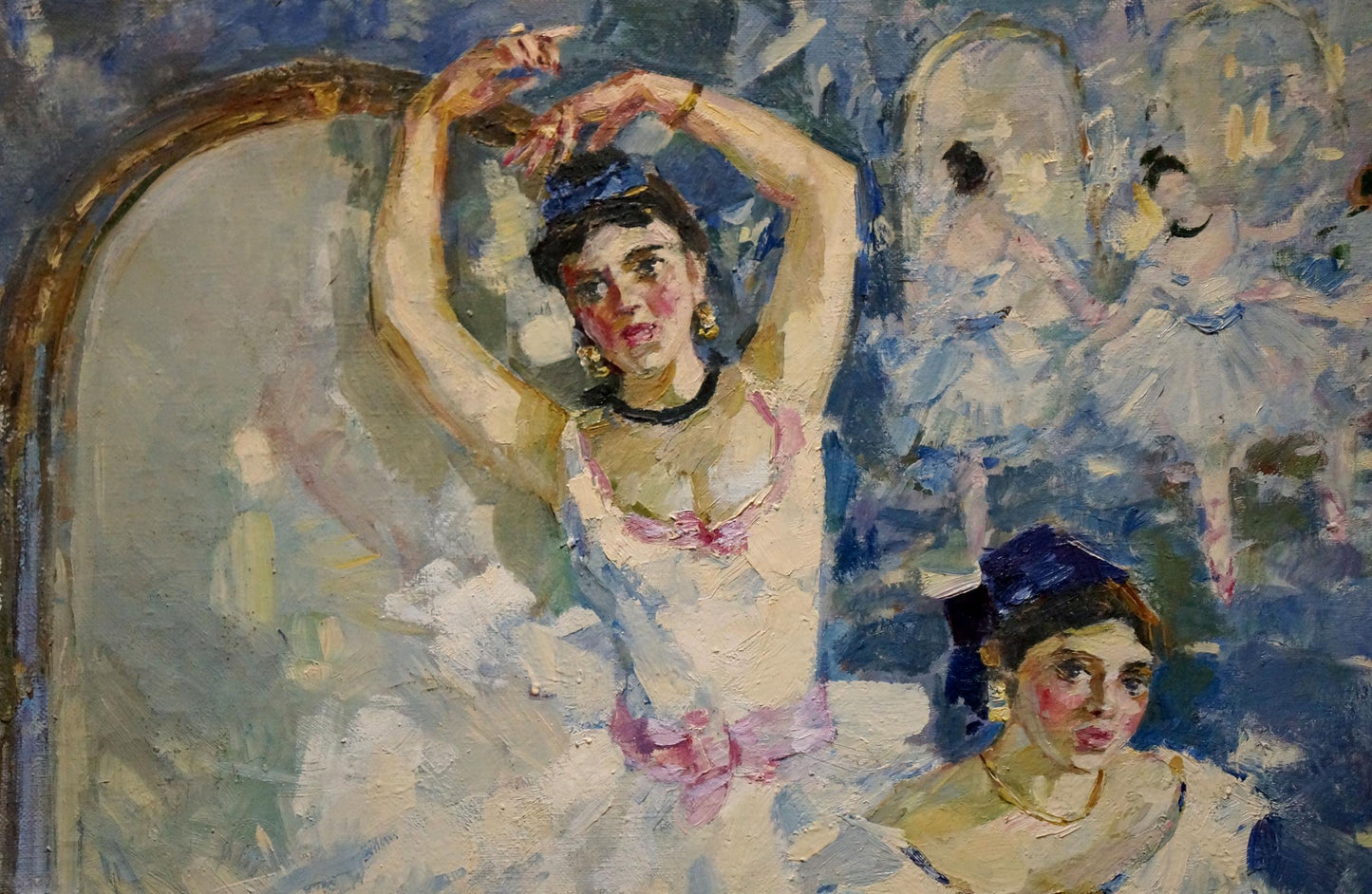 Oil painting Ballerinas portrait Titarenko Maria Anatolyevna