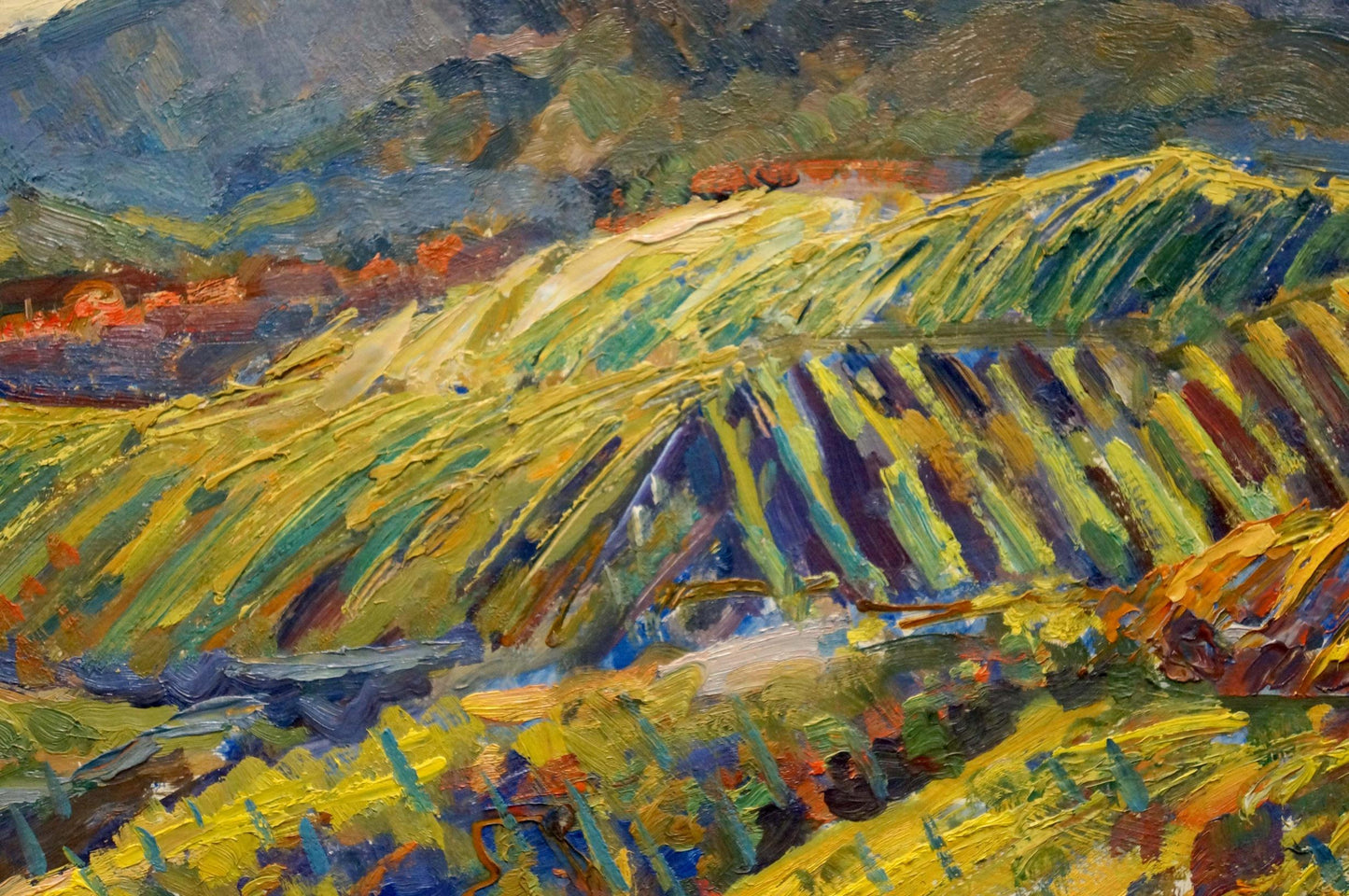 Oil painting Field landscape Migulko Viktor Vasilievich