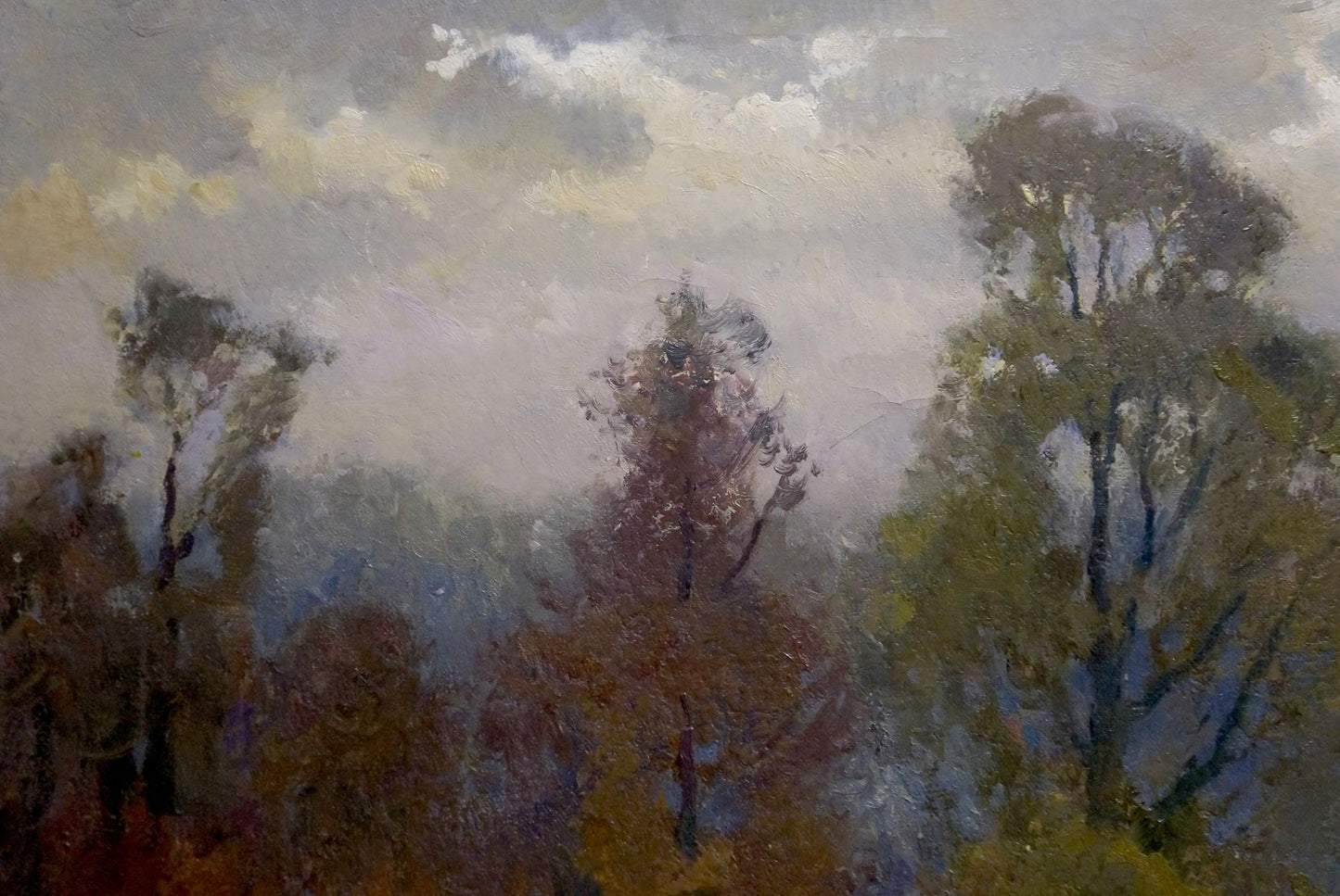 Oil painting Near the forest Mynka Alexander Fedorovich