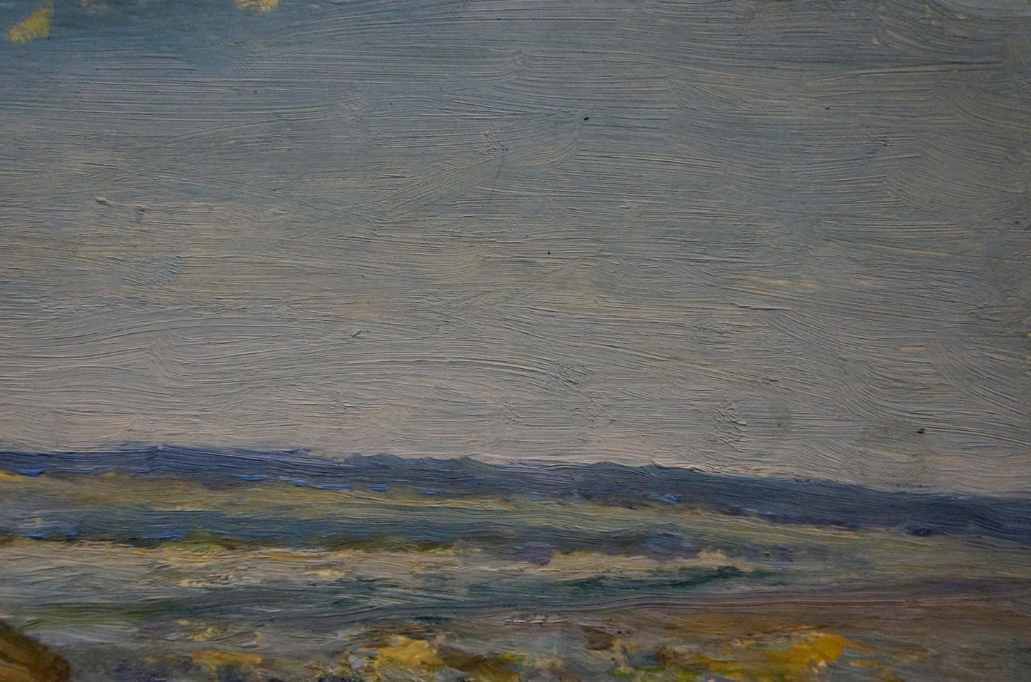 Oil painting River along the cliff Smychek Igor Vladimirovich