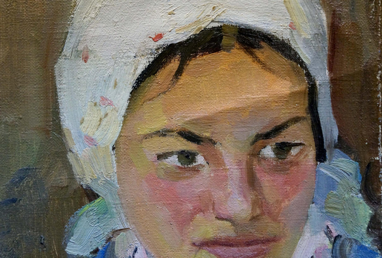 Oil painting Portrait of a girl Glyuk Gavriil Martynovich