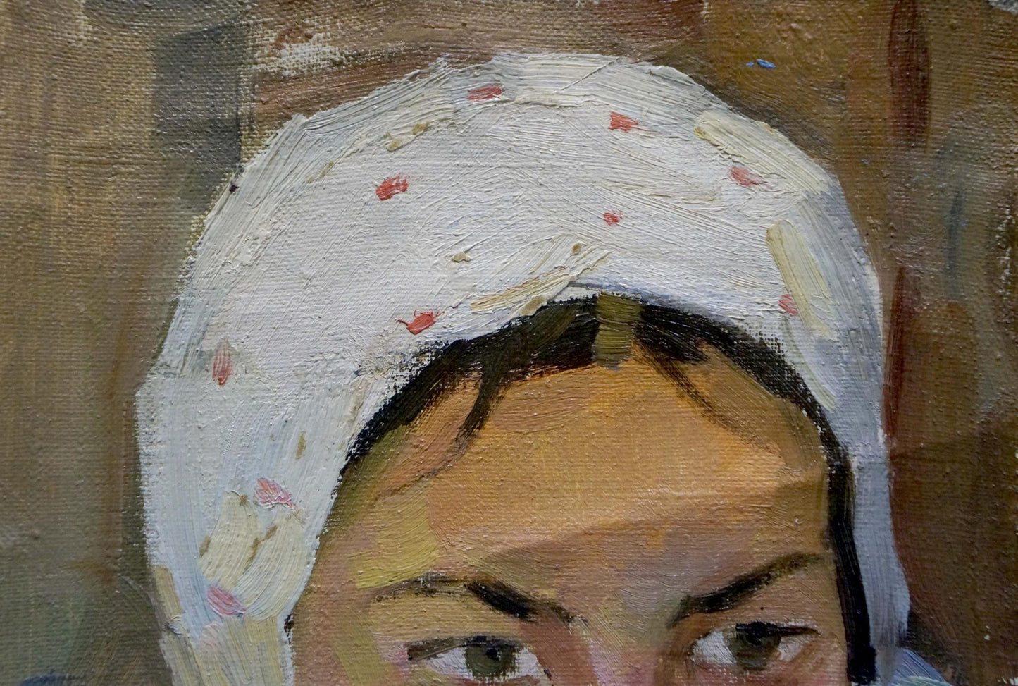 Oil painting Portrait of a girl Glyuk Gavriil Martynovich