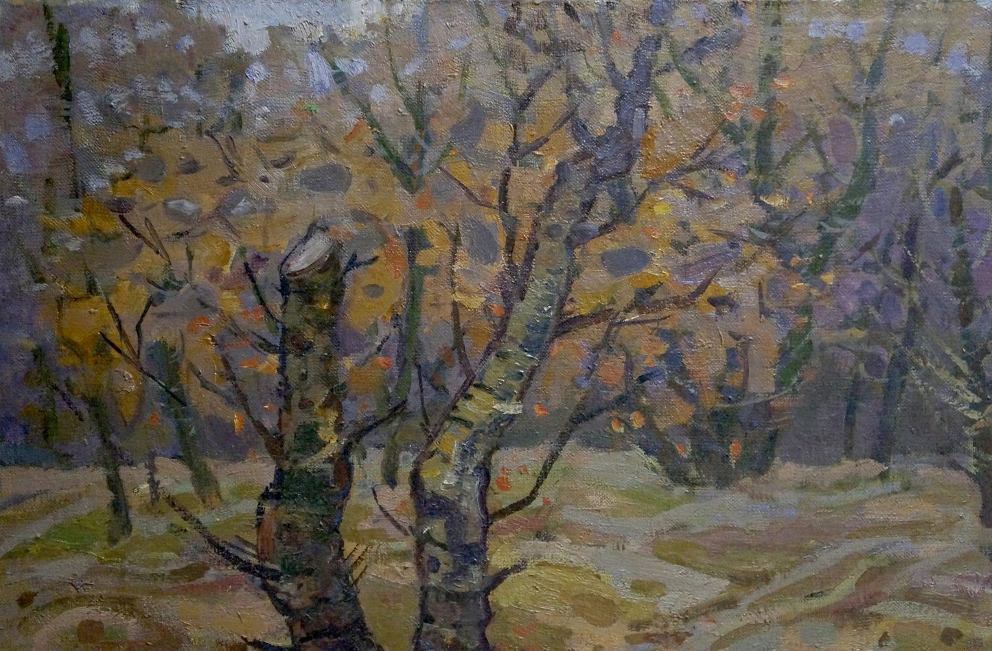 Oil painting Wetland Ruban Grigory Savelievich
