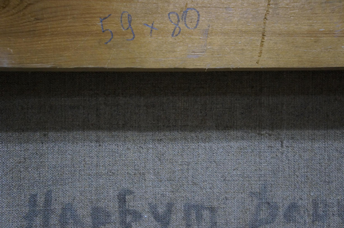 Oil painting Green landscape Daniil Georgievich Narbut