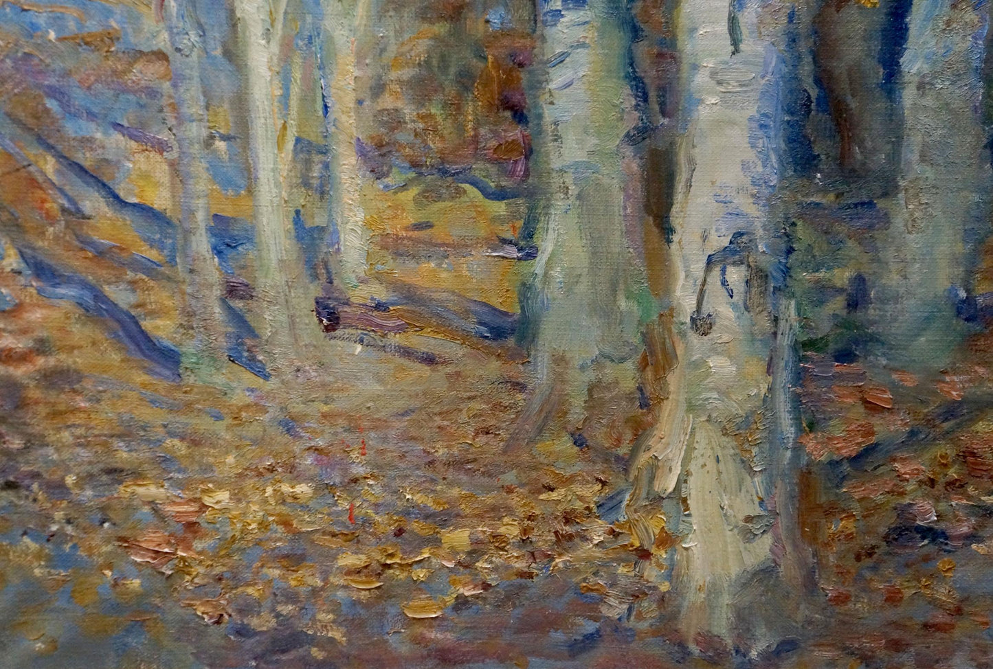 Oil painting Autumn forest Tytarenko Odarka Anatoliivna
