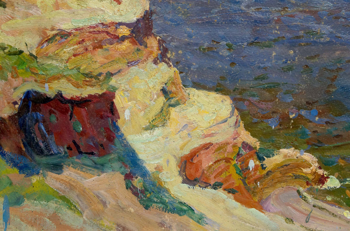 Oil painting Dnieper Fomin Anatoly Nikiforovich