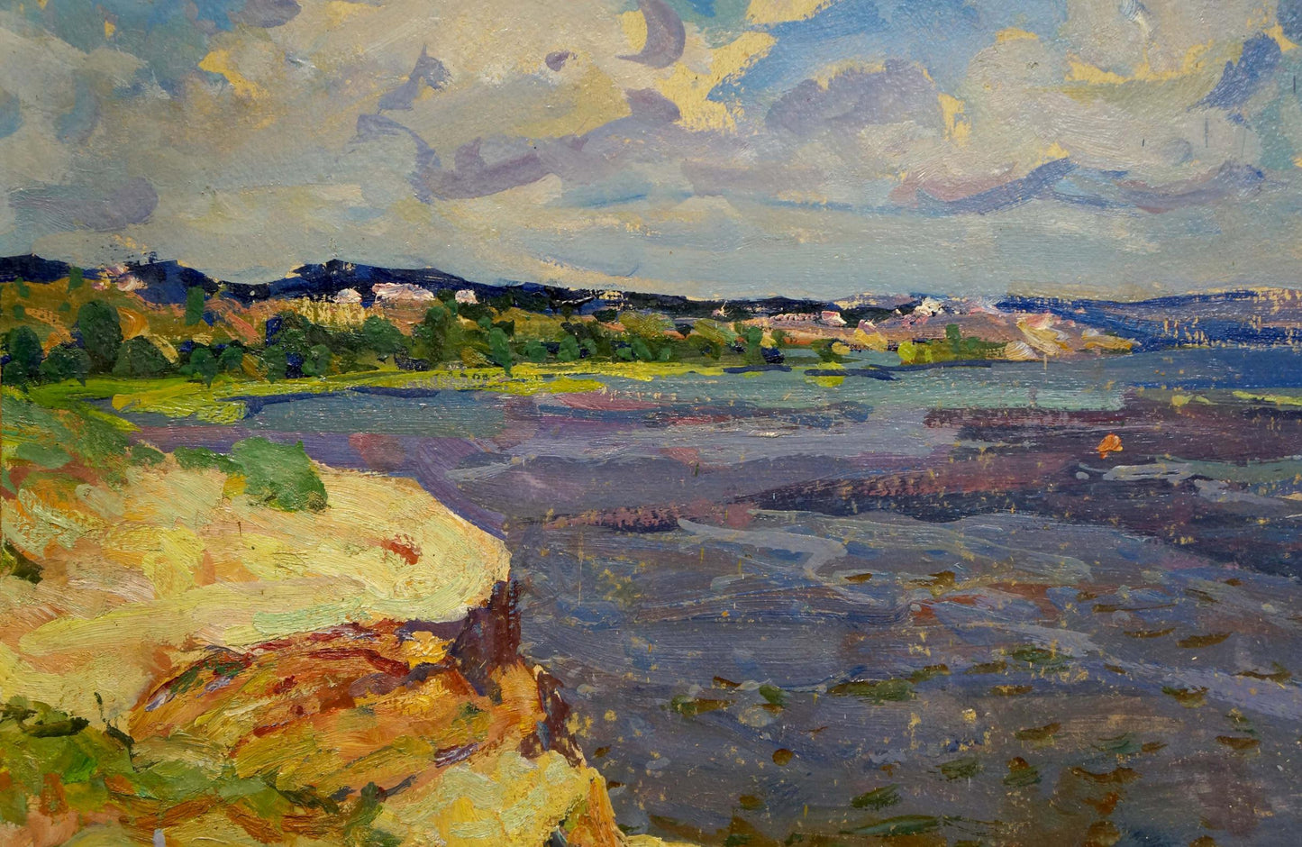 Oil painting Dnieper Fomin Anatoly Nikiforovich