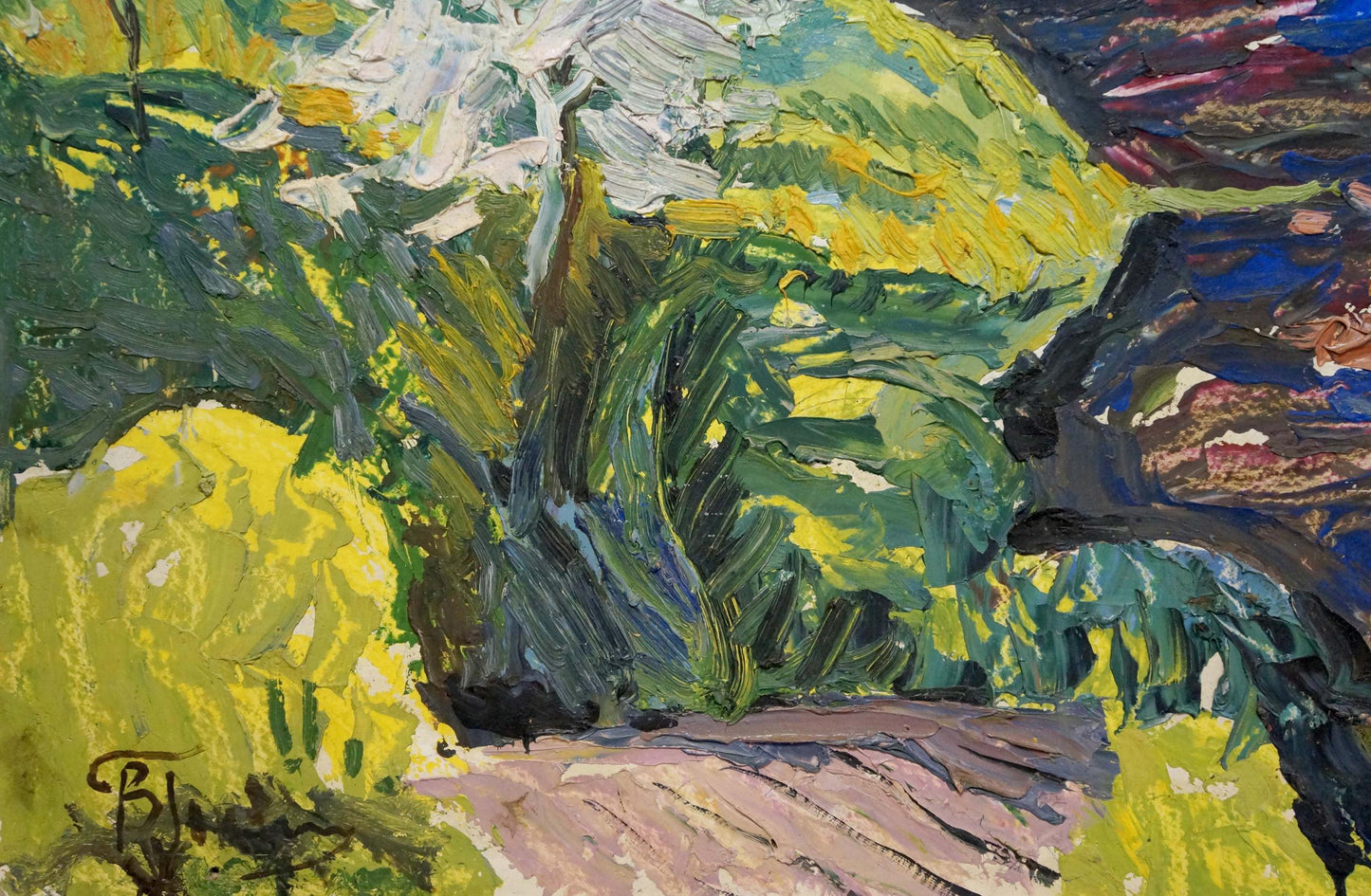 Oil painting Spring Goncharenko Valentina Yakovlevna