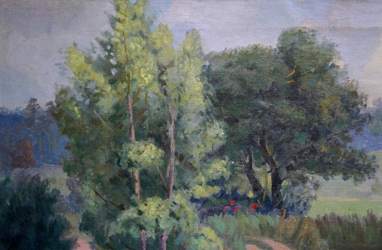 Oil painting Landscape Zorya (Zarya) Galina Denisovna