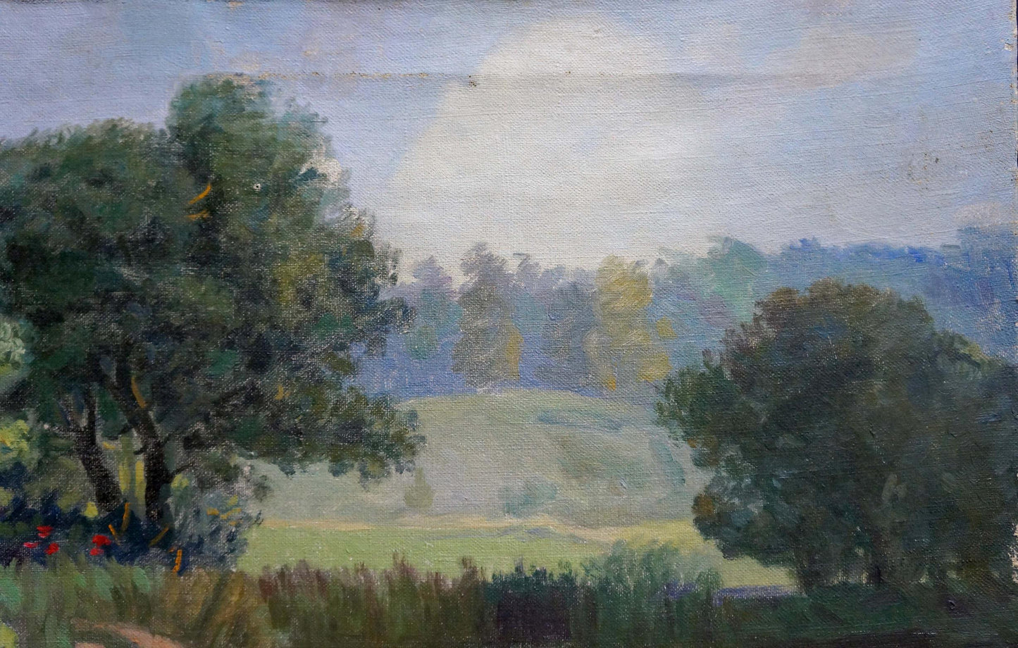 Oil painting Landscape Zorya (Zarya) Galina Denisovna