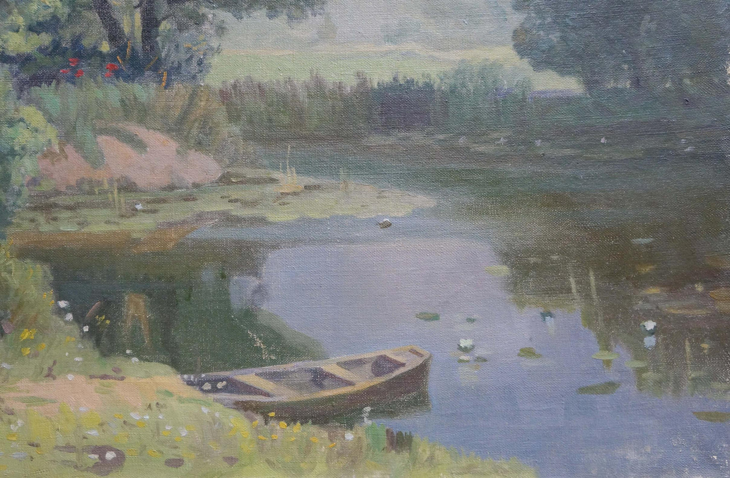 Oil painting Landscape Zorya (Zarya) Galina Denisovna