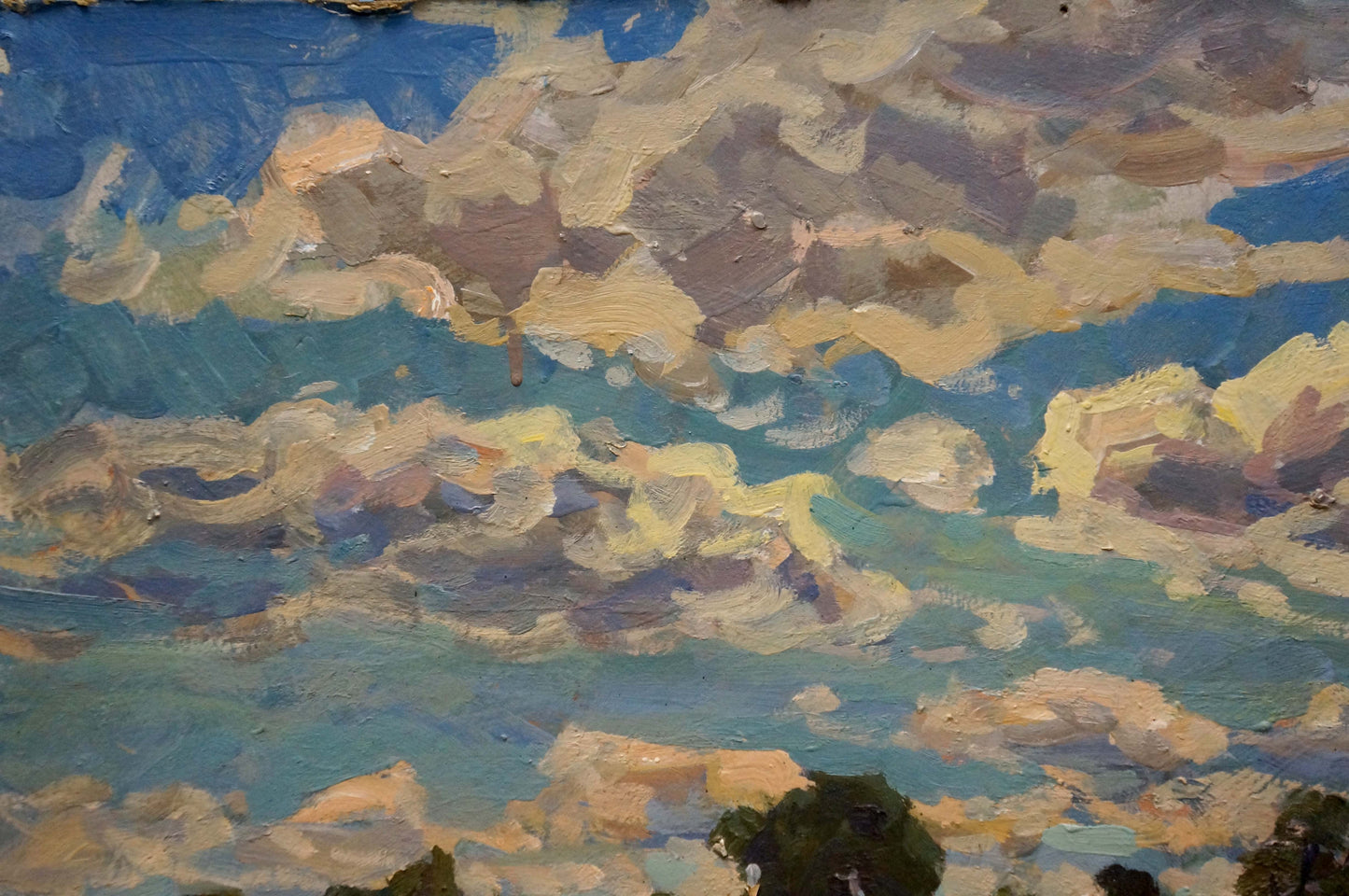 Oil painting Noon Fomin Anatoly Nikiforovich