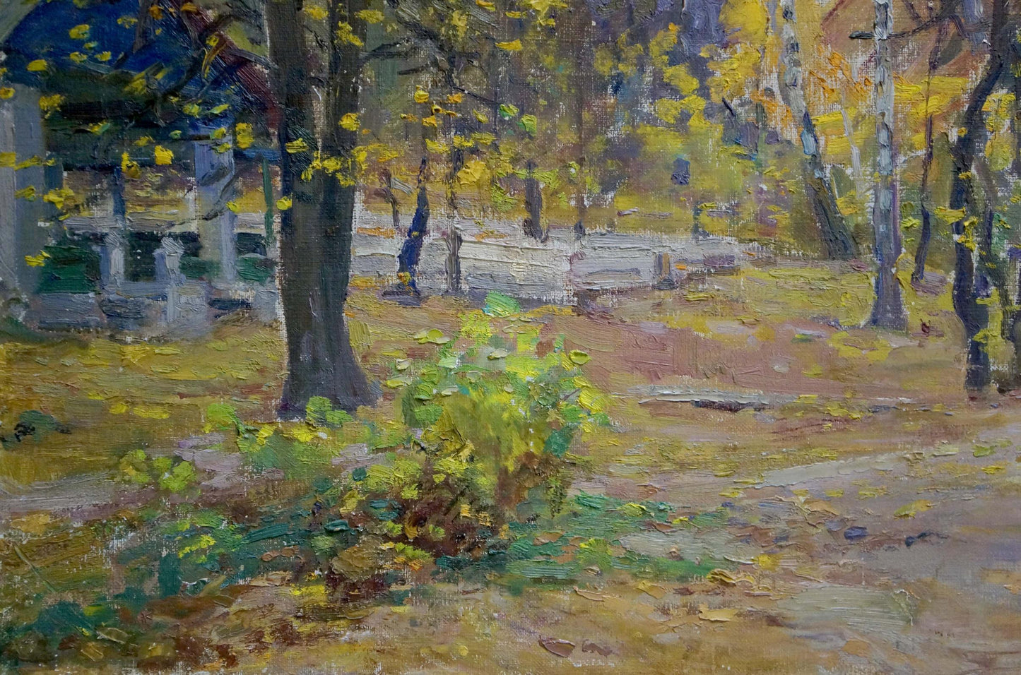 Oil painting Autumn. Road to the forest Kisil Grigory Alekseevich