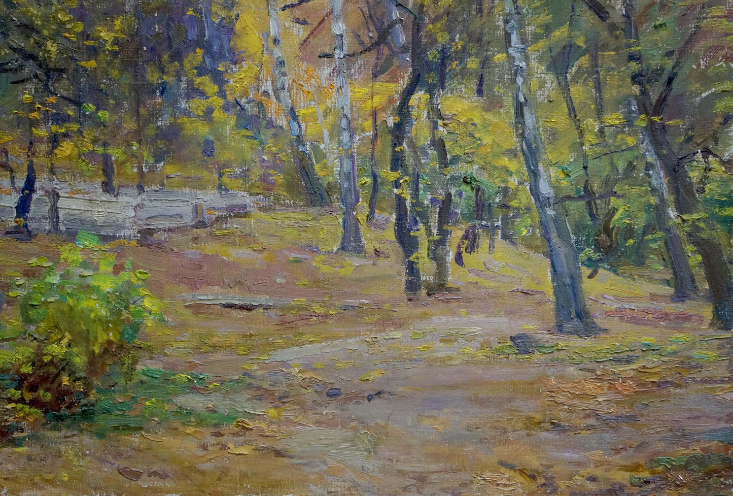 Oil painting Autumn. Road to the forest Kisil Grigory Alekseevich