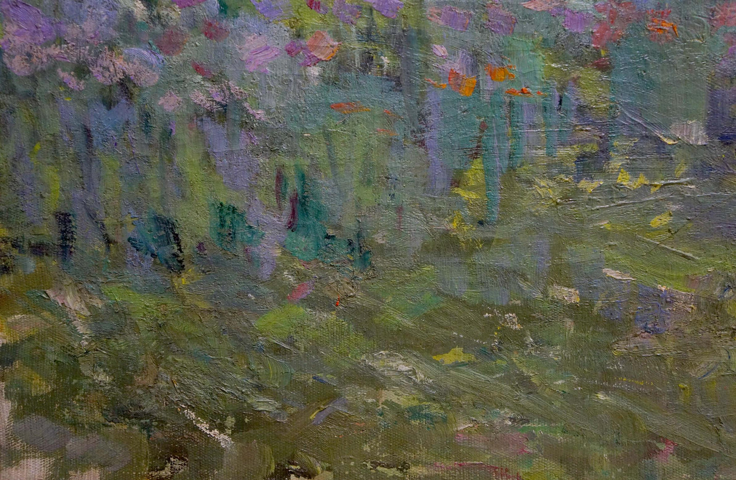 Oil painting Road to the mountains Kapkanets Tamara Nikitichna