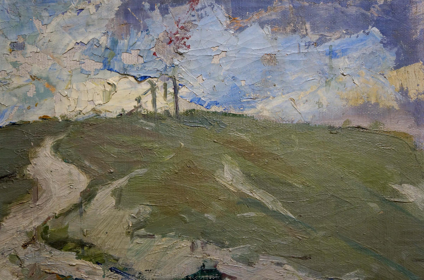 Oil painting Road to the mountains Kapkanets Tamara Nikitichna