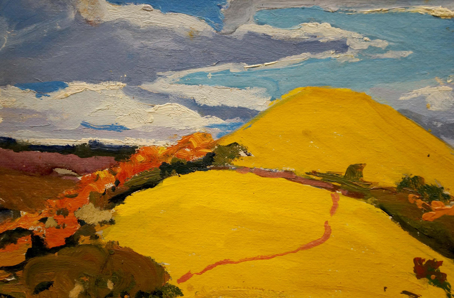 Oil painting Mountain landscape Korostelev Vladimir Alexandrovich