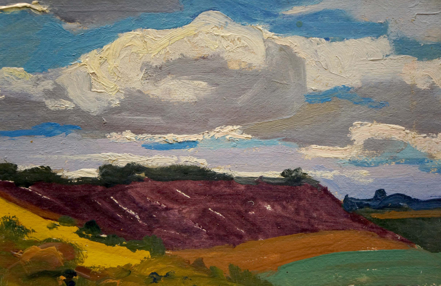 Oil painting Mountain landscape Korostelev Vladimir Alexandrovich