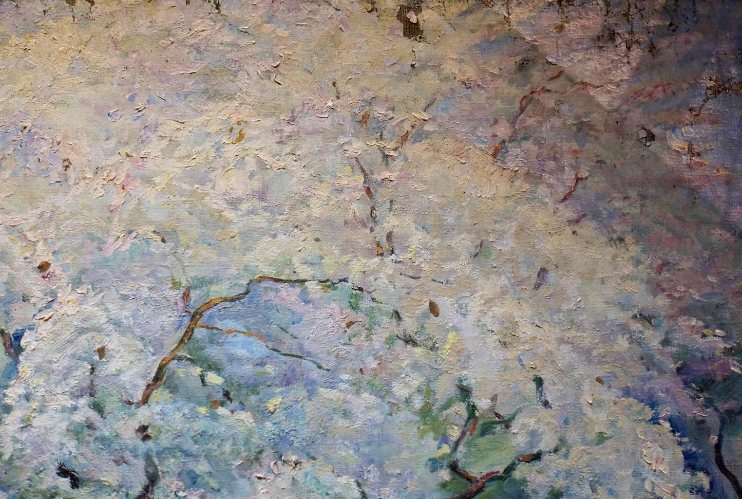 Oil painting Blooming tree Tytarenko Odarka Anatoliivna