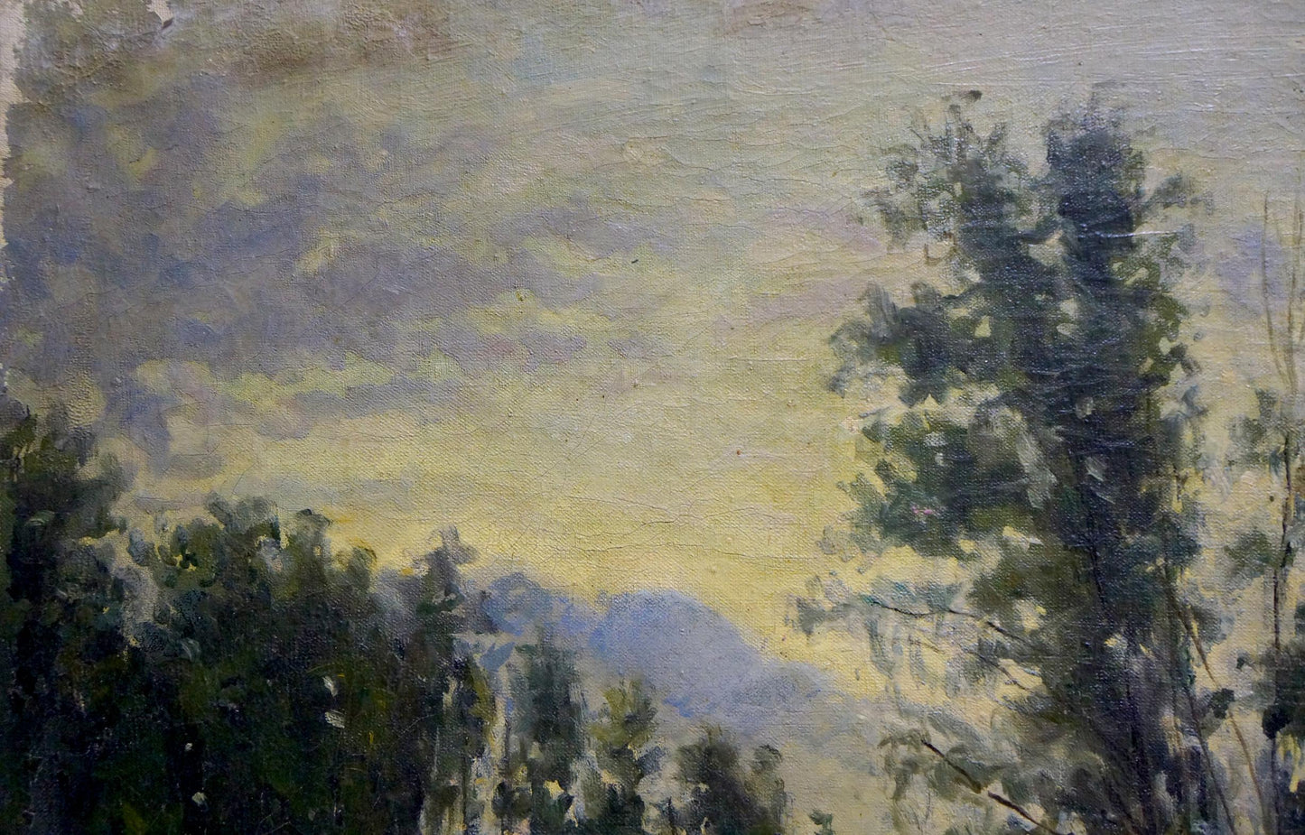 Oil painting Swamp
