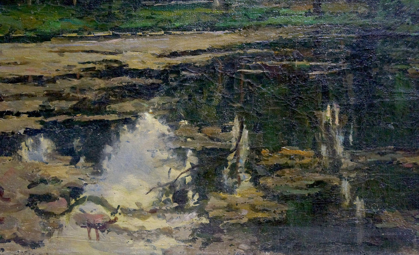 Oil painting Swamp