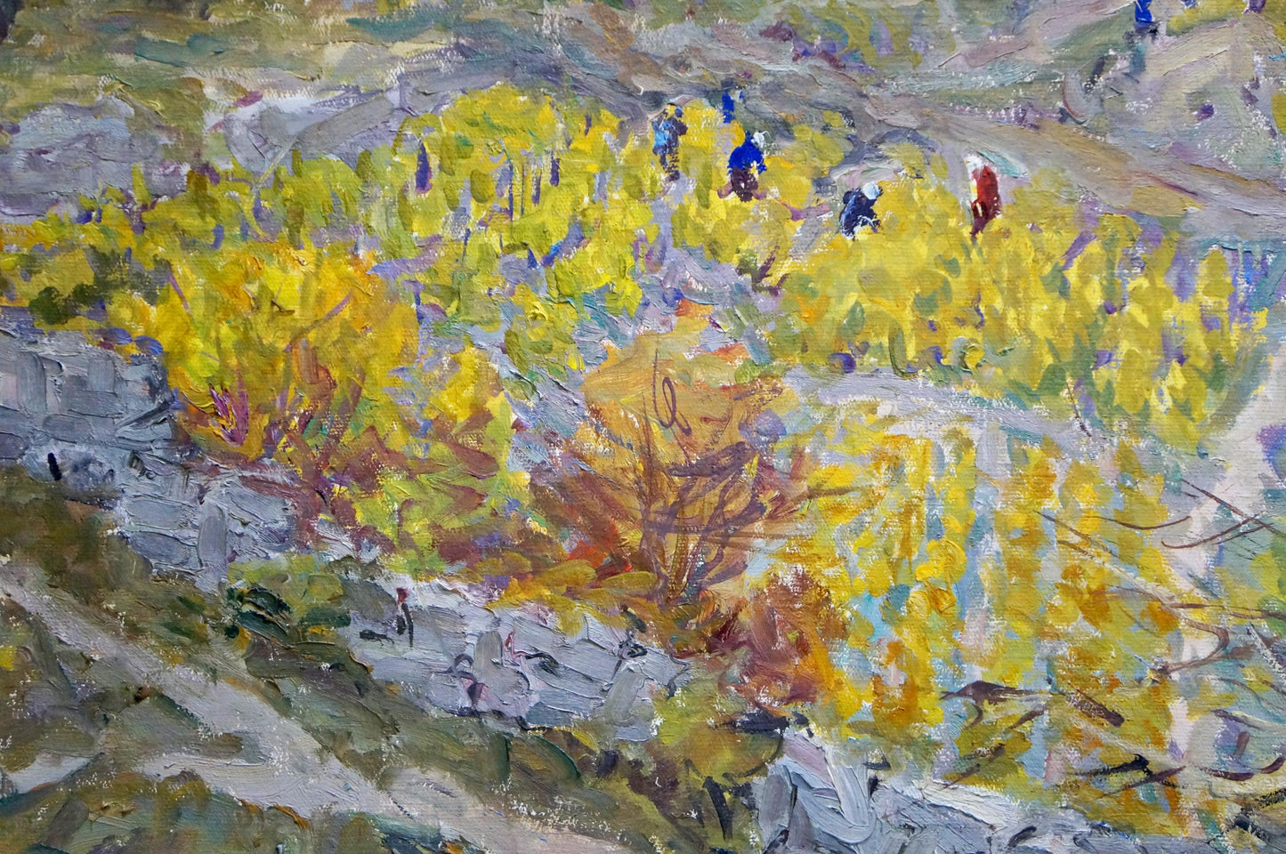 Oil painting Vegetable gardens Basov Yakov Alexandrovich