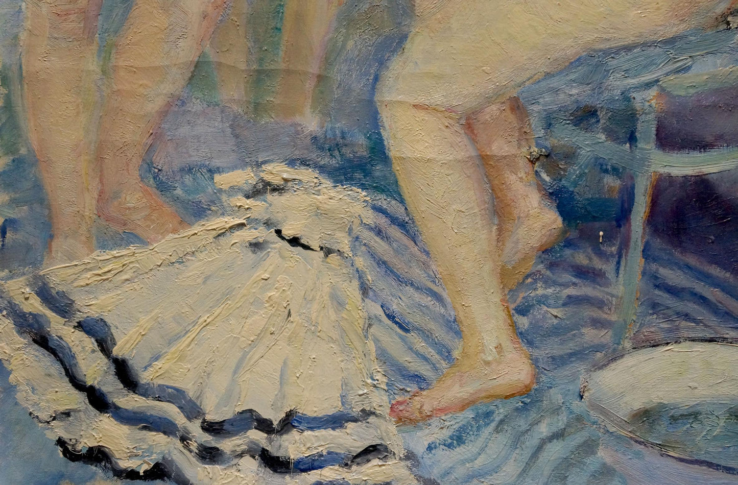 Oil painting Naked girls at the mirror Maria Titarenko