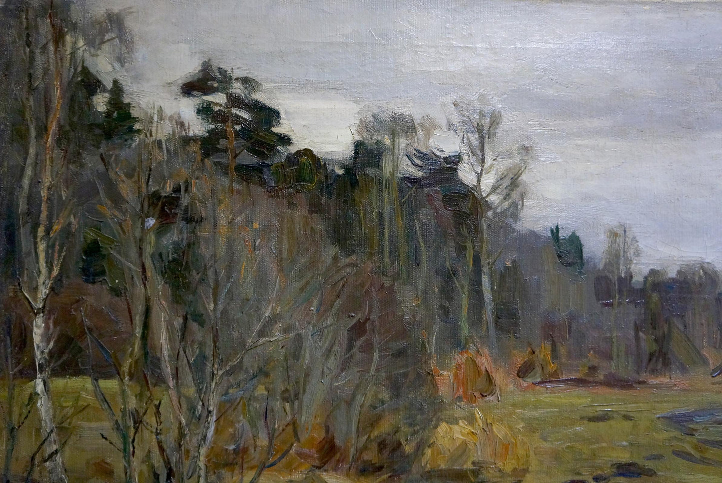 Oil painting Closer to the forest Sokolov Vasily Vasilievich