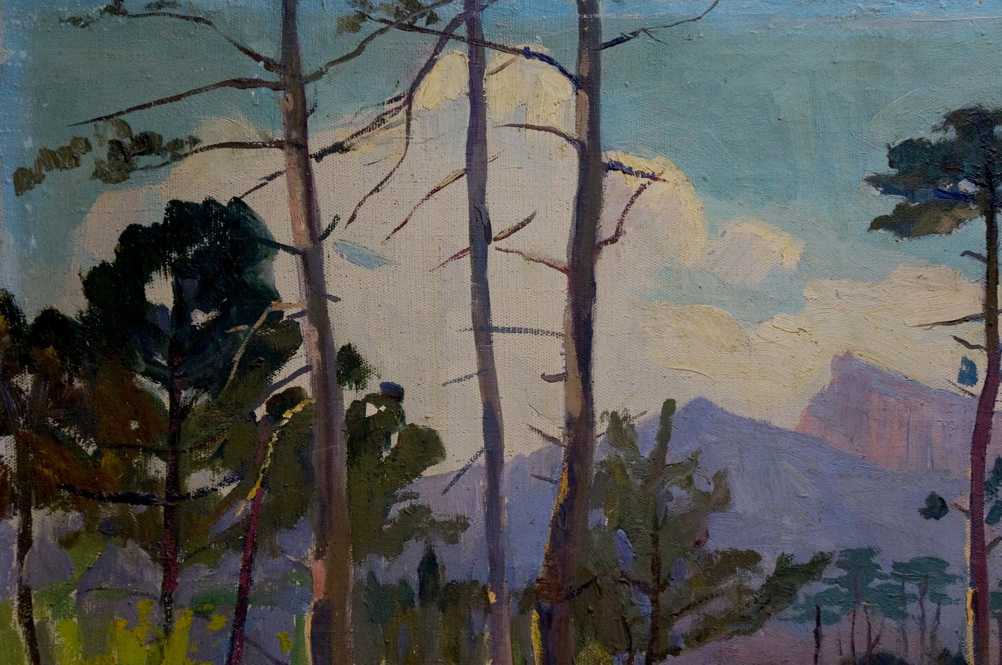 Oil painting Forest V. Molodtsov