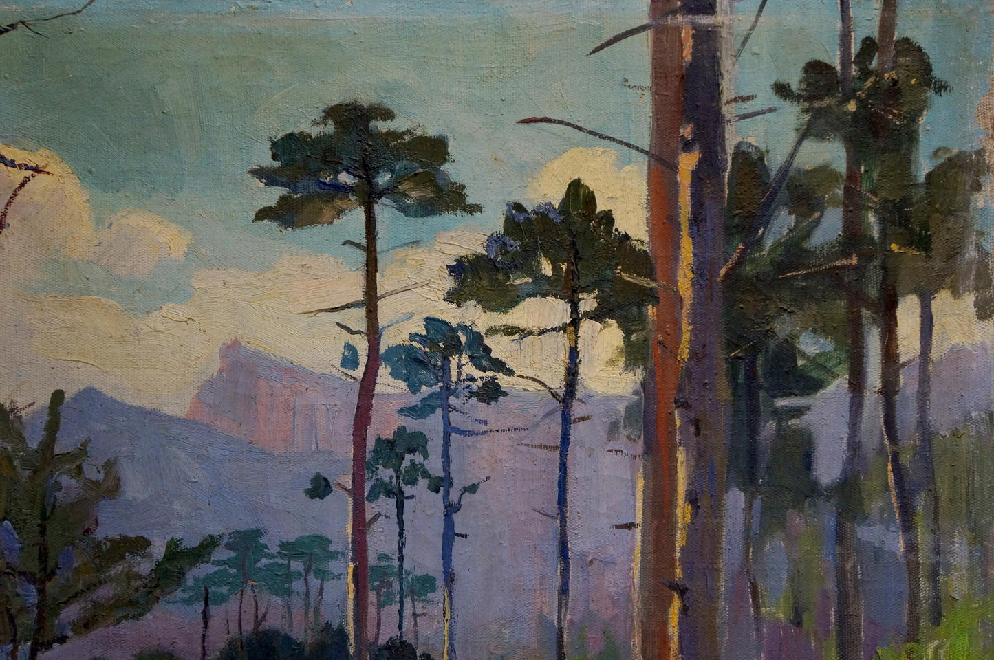 Oil painting Forest V. Molodtsov
