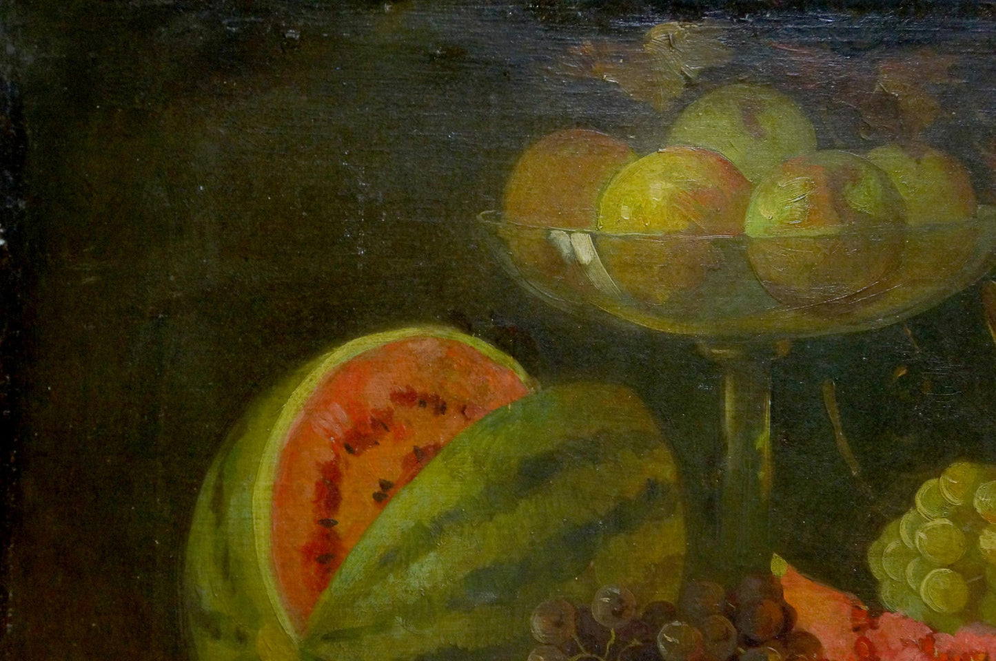 Oil painting Sweet still life
