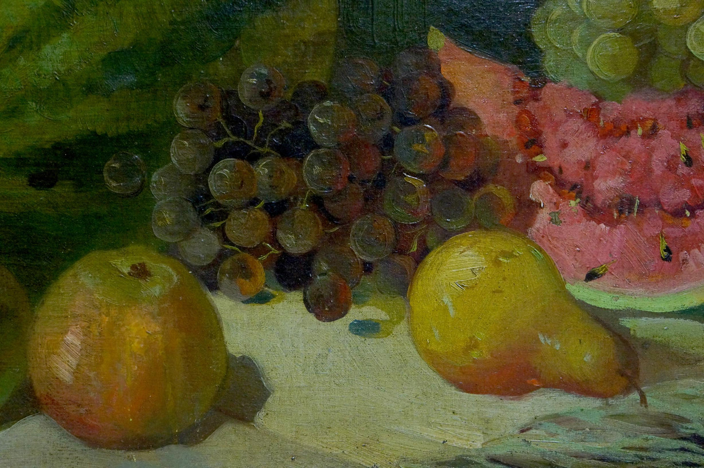 Oil painting Sweet still life