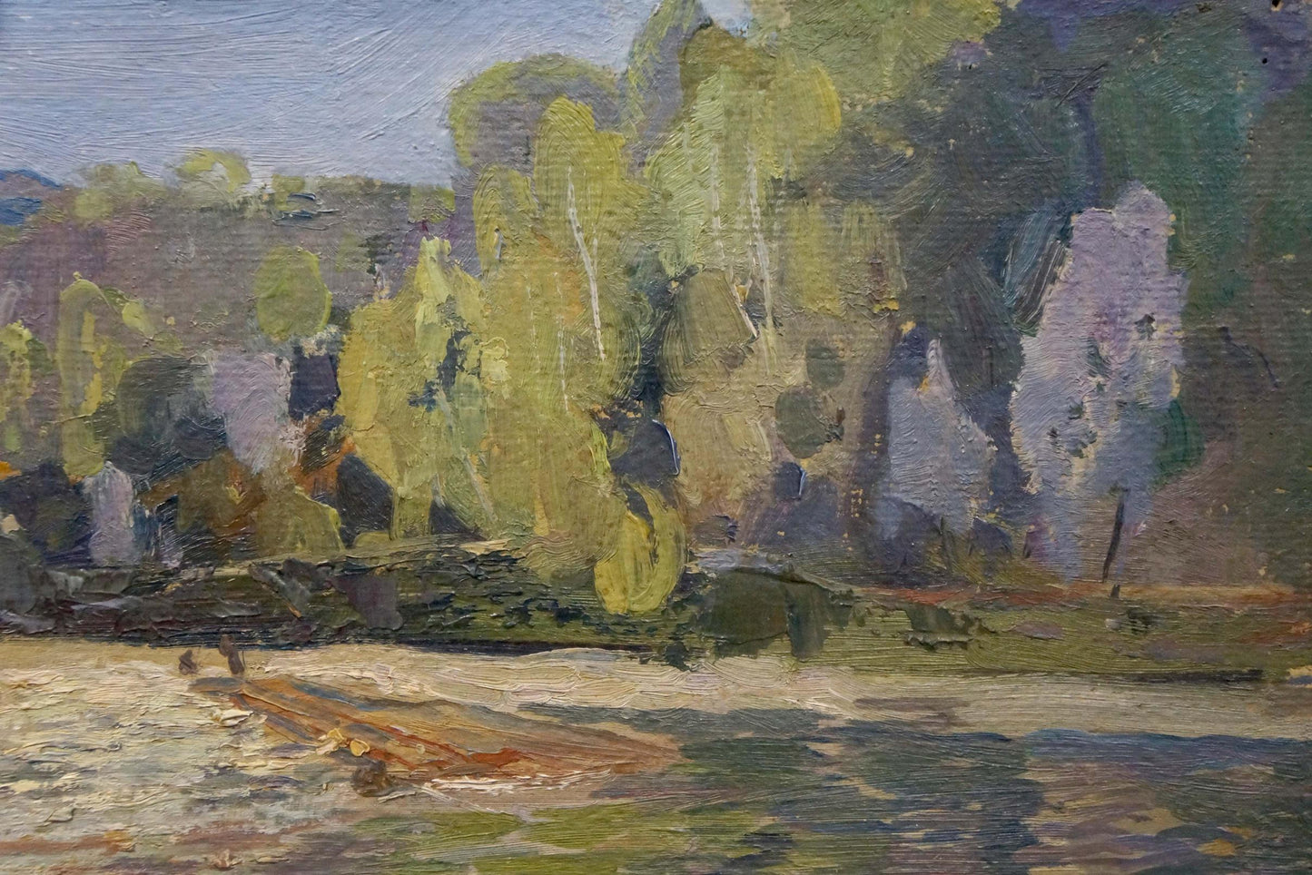 Oil painting River landscape Kropko Alexander Petrovich