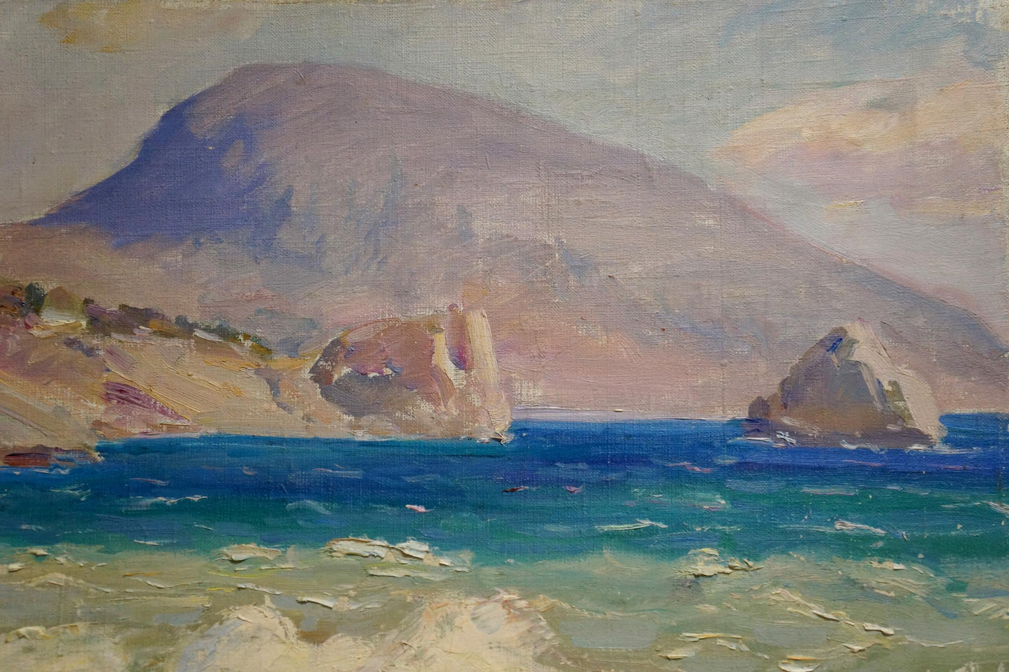Oil painting Waves in the sea Grigory Kisil