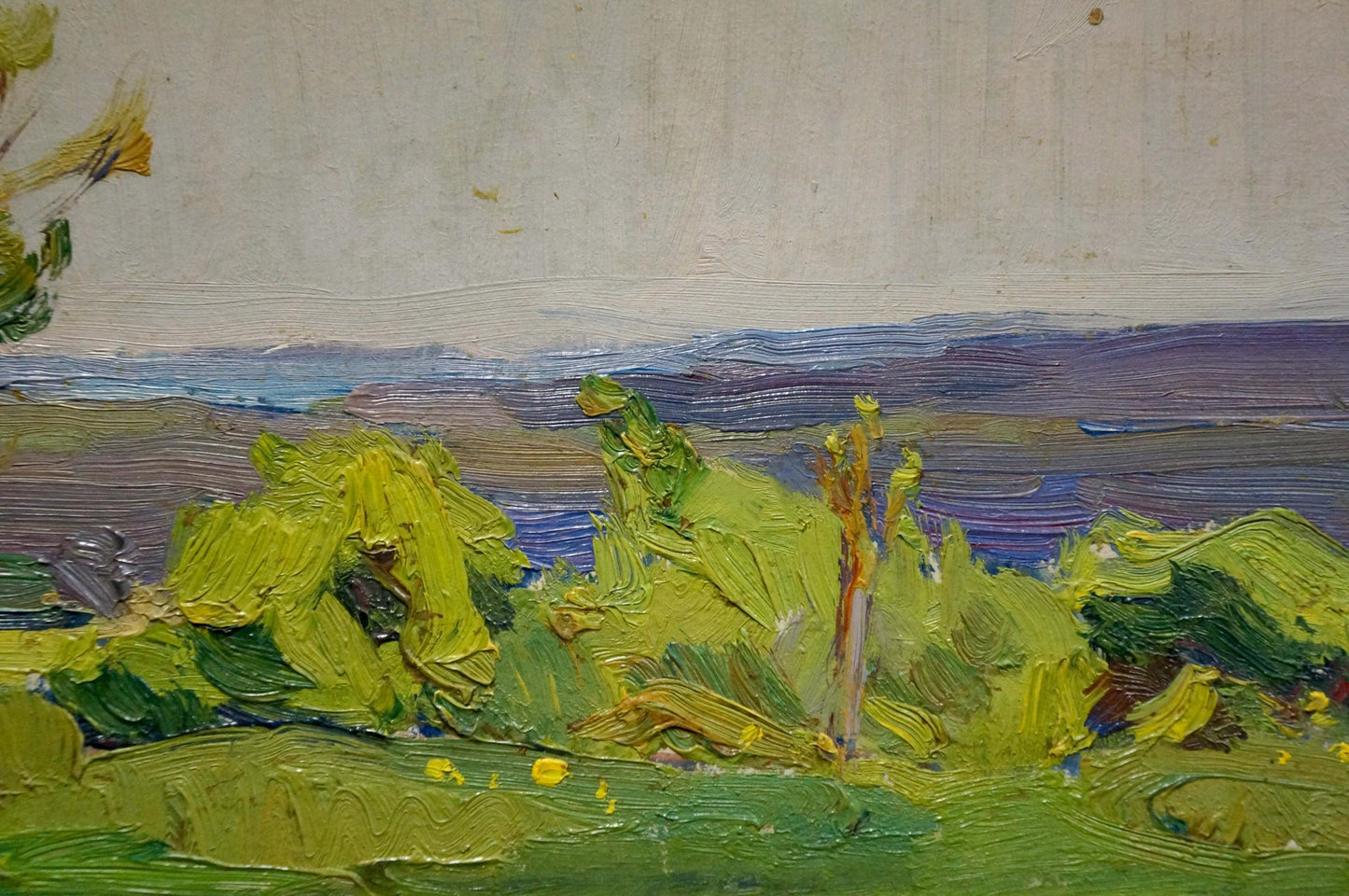 Oil painting Summer day