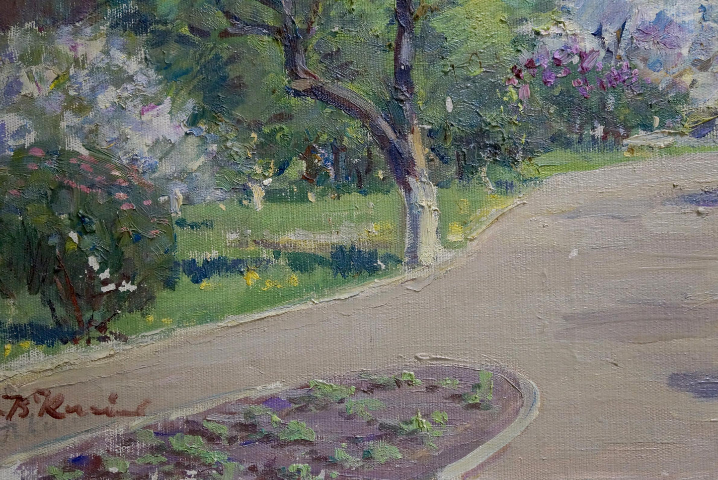 Oil painting Spring has come and the trees are blooming Kisil Grigory Alekseevich