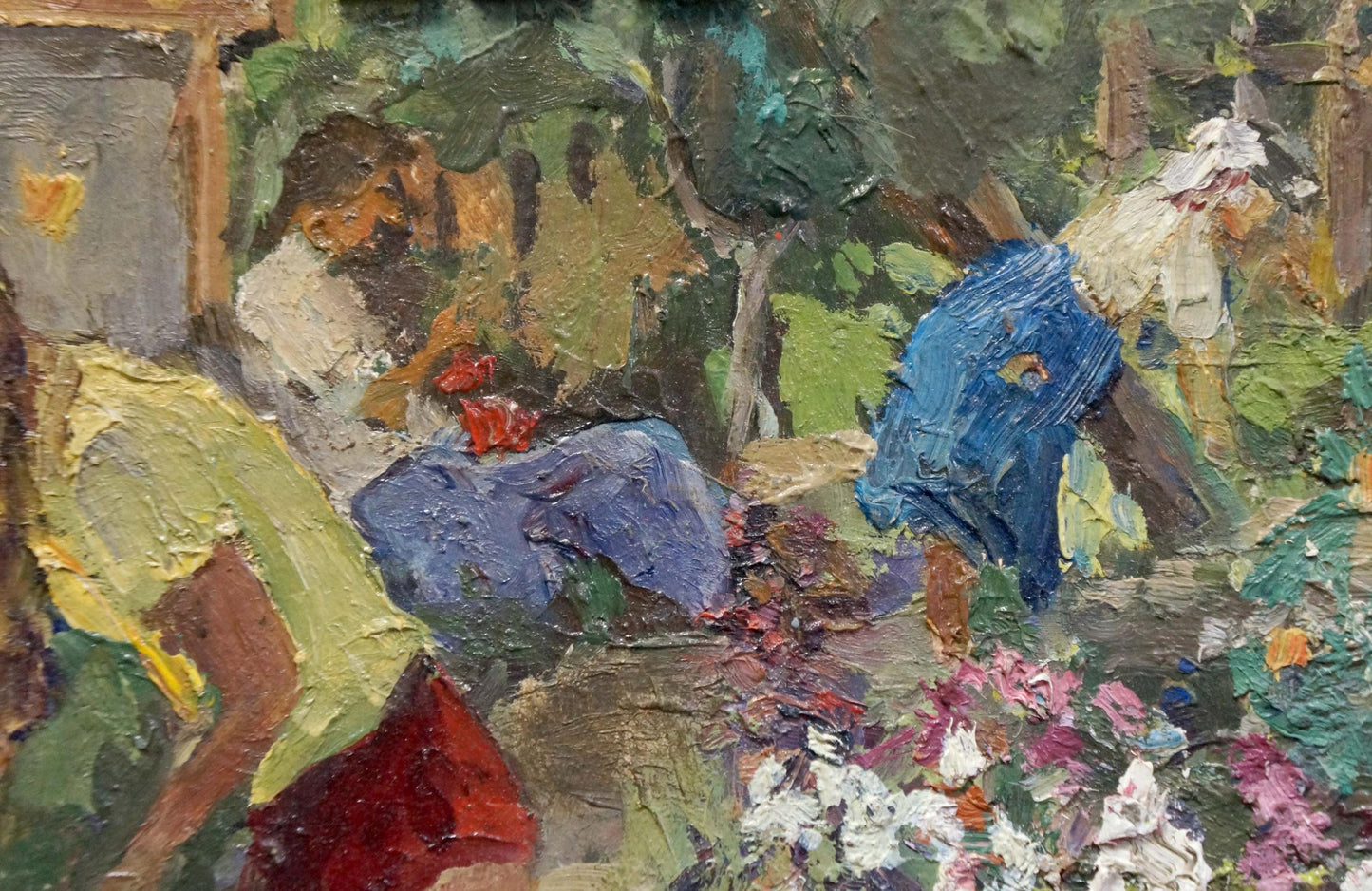 Oil painting Flower care Yagodin Vyacheslav Vladimirovich