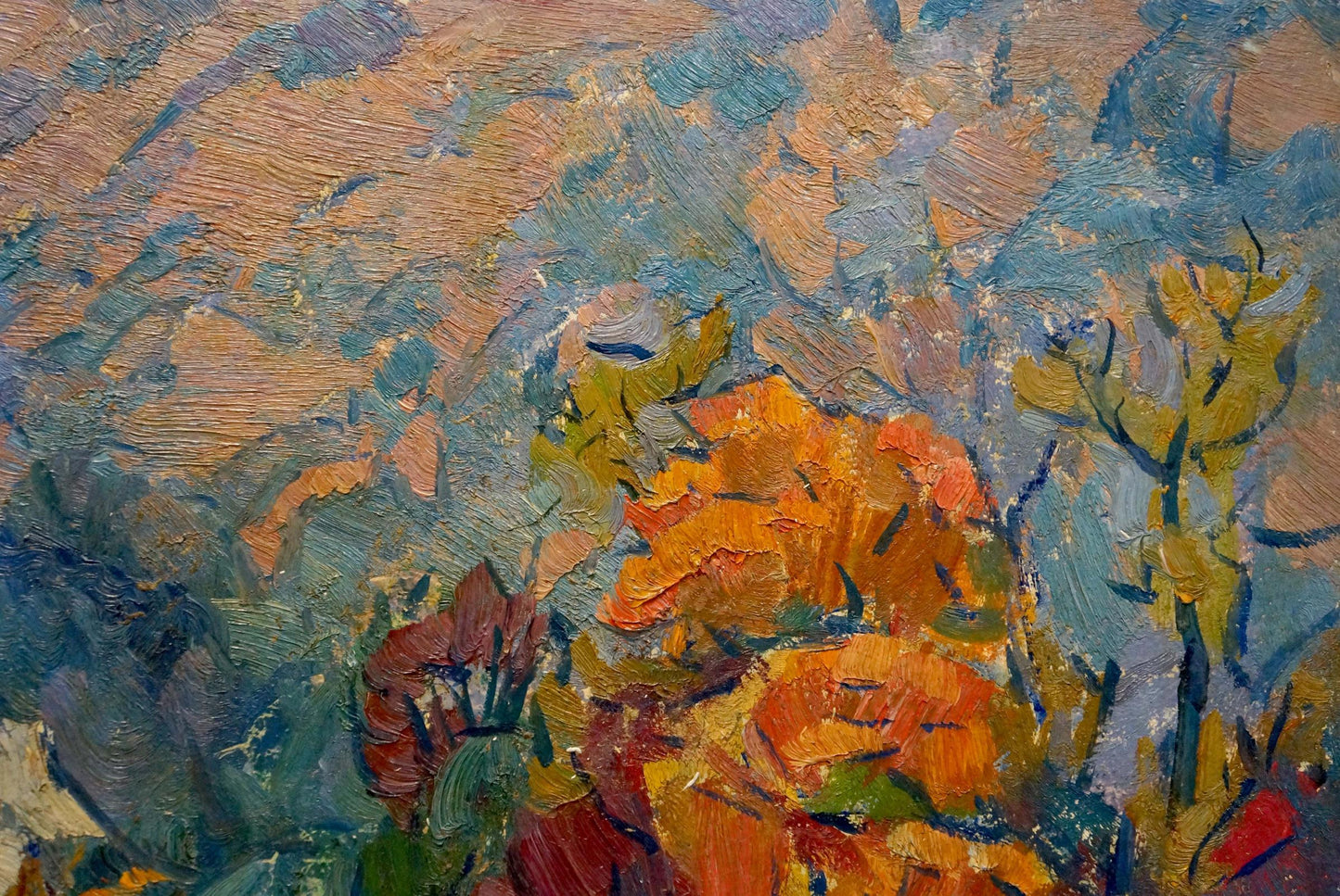 Oil painting Golden autumn Chegodar Vasily Dmitrievich