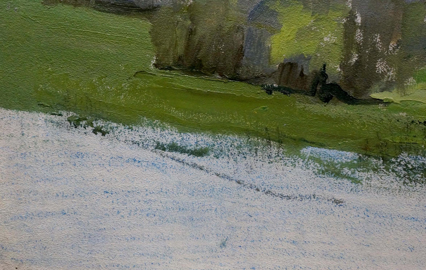 Oil painting Spring sketch Yakovlev B.N.