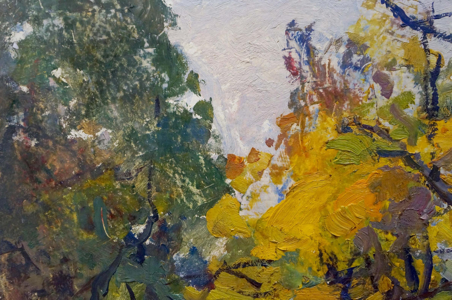Oil painting Walking Amidst the Trees by Moisey Faibovich Gantman