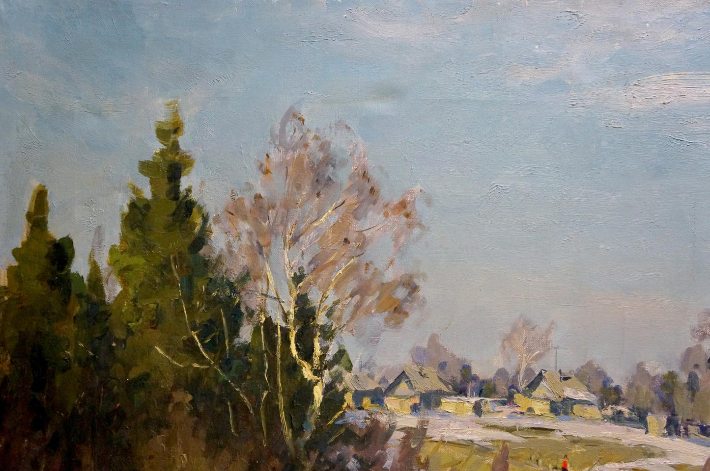 Oil painting Early spring Konstantin Yermol'shev